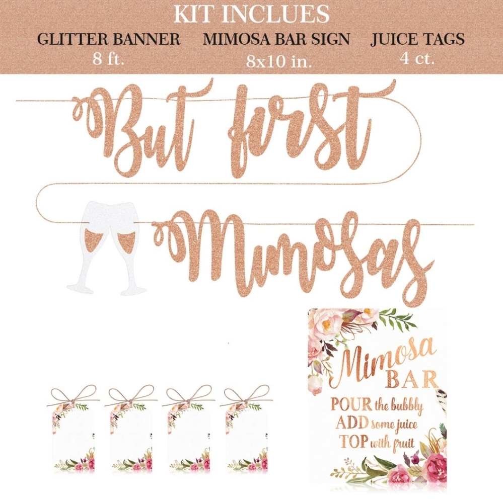 MORDUN Mimosa Bar Supplies 